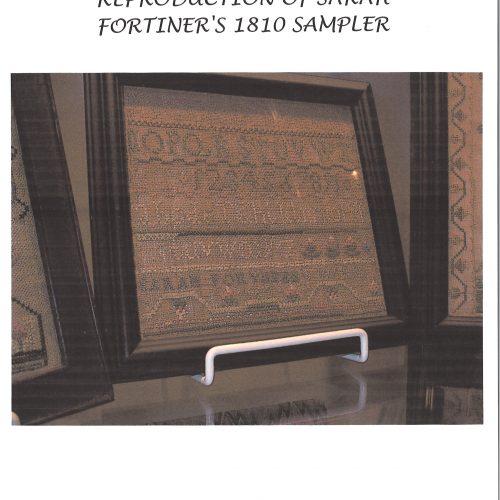 reproduction of Sarah Fortiner 1810 sampler